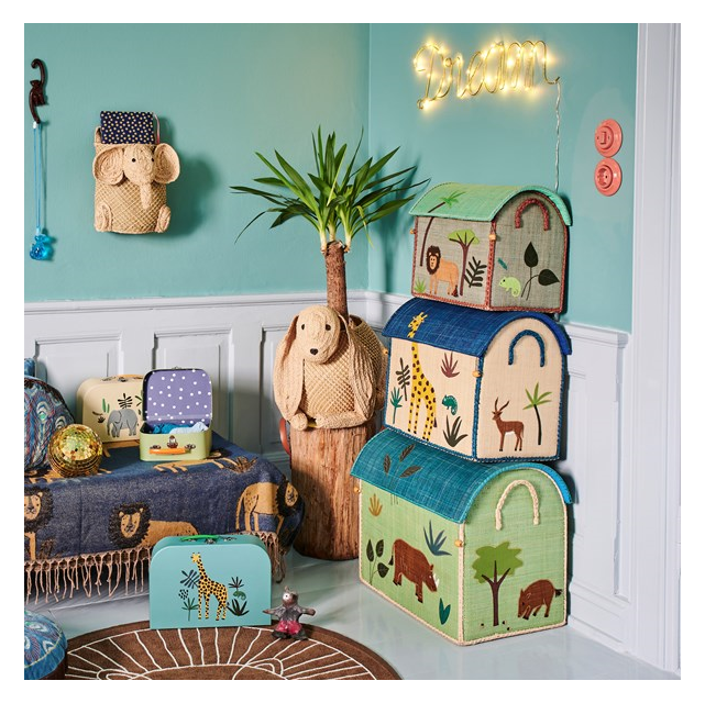 RICE Toy Basket Jungle Theme