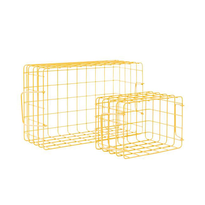 Mustard Made Baskets in Mustard