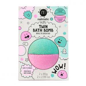 Nailmatic Twin Bath Bomb Pink & Lagoon Green