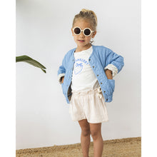 Load image into Gallery viewer, girly stripes shorts in muslin cotton from búho for toddlers and kids/children