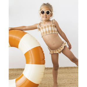 gingham bikini with ruffle details from búho for toddlers and kids/children