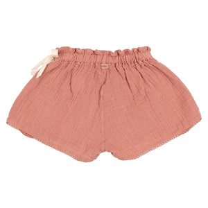 Búho Girly Muslin Shorts for toddlers and kids/children