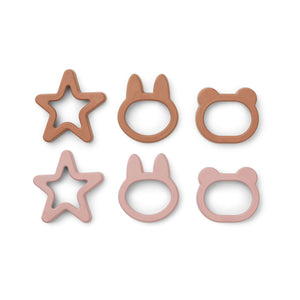 Liewood Andy Cookie Cutter - 6 Pack