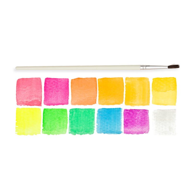 neon watercolour paint for kids by OOLY