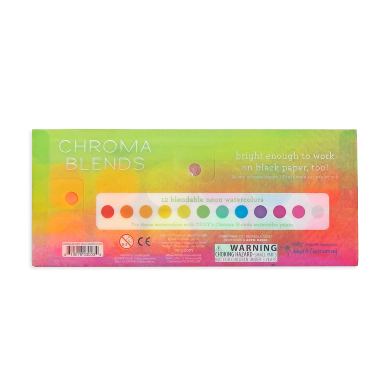 OOLY Chroma Blends Watercolour Paint - Neon