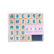 Load image into Gallery viewer, Yellow Owl Alphabet Stamp Kit