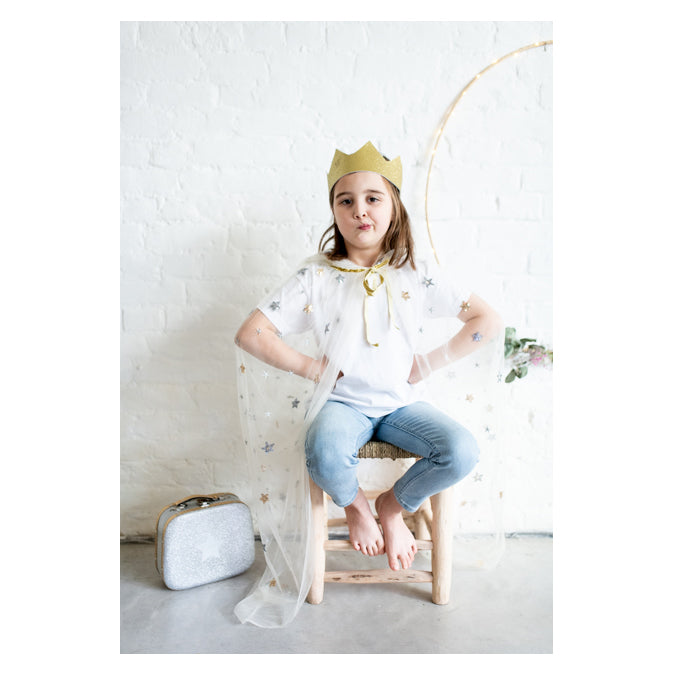 Ratatam Gold Embroidery Fairy Cape