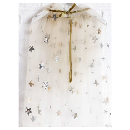 Ratatam Gold Embroidery Fairy Cape