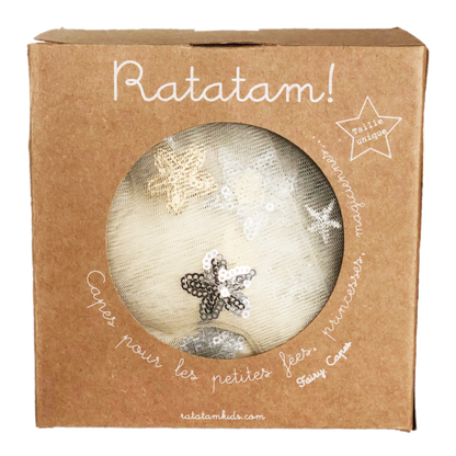 Ratatam Gold Embroidery Fairy Cape