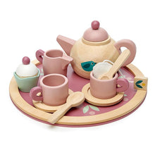 Load image into Gallery viewer, wooden tea set in pink for children from tender leaf toys