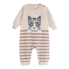 Load image into Gallery viewer, The Bonnie Mob Edie Cat Intarsia Playsuit