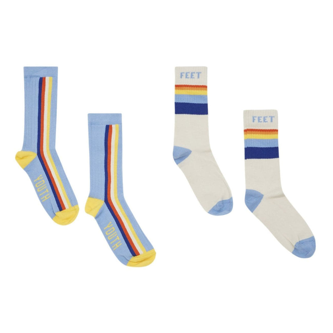 Hundred Pieces Surf&Thank Youth Socks - 2 Packs