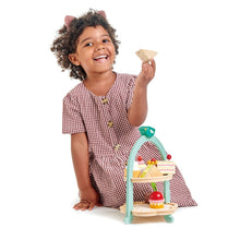 Load image into Gallery viewer, wooden afternoon tea play set for kids from tender leaf toys