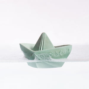 Origami Bath Boat in mint for kids from Oli&Carol