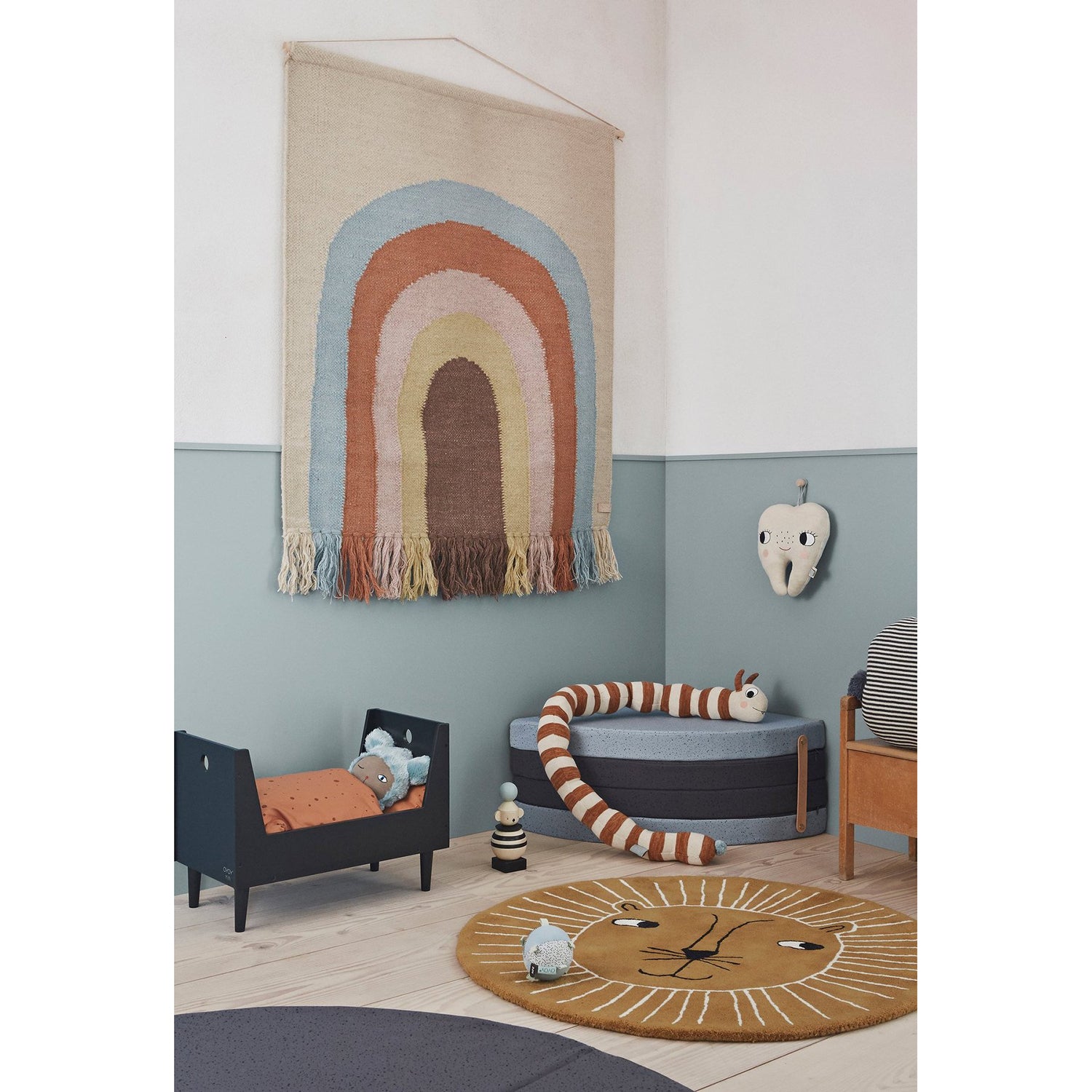 OYOY Follow The Rainbow Wall Rug