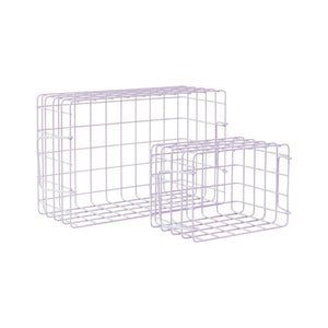 Mustard Made Baskets in Lilac