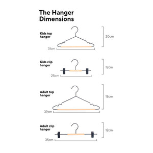 Mustard Made Clip Hanger in Slate