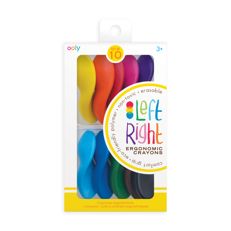 OOLY Left Right Crayons - Set of 10
