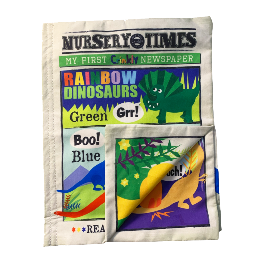 Jo & Nic's Crinkly Books - Rainbow Dinosaur