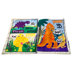 Jo & Nic's Rainbow Dinosaur Crinkly Books