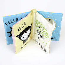 Load image into Gallery viewer, Hello you hello me soft cloth book for babies from Wee Gallery Uk