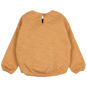 Búho Baby Fleece Sweatshirt made in spain with spanish fabric made out of 100% organic cotton for babies and toddlers