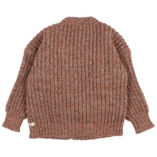 Load image into Gallery viewer, pockets cardigan in the colour OLD ROSE from búho for kids/children