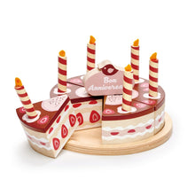 Load image into Gallery viewer, Tender Leaf Toys Chocolate Birthday Cake