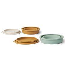 Load image into Gallery viewer, Liewood Dale Foldable Bowl Set Golden caramel multi mix