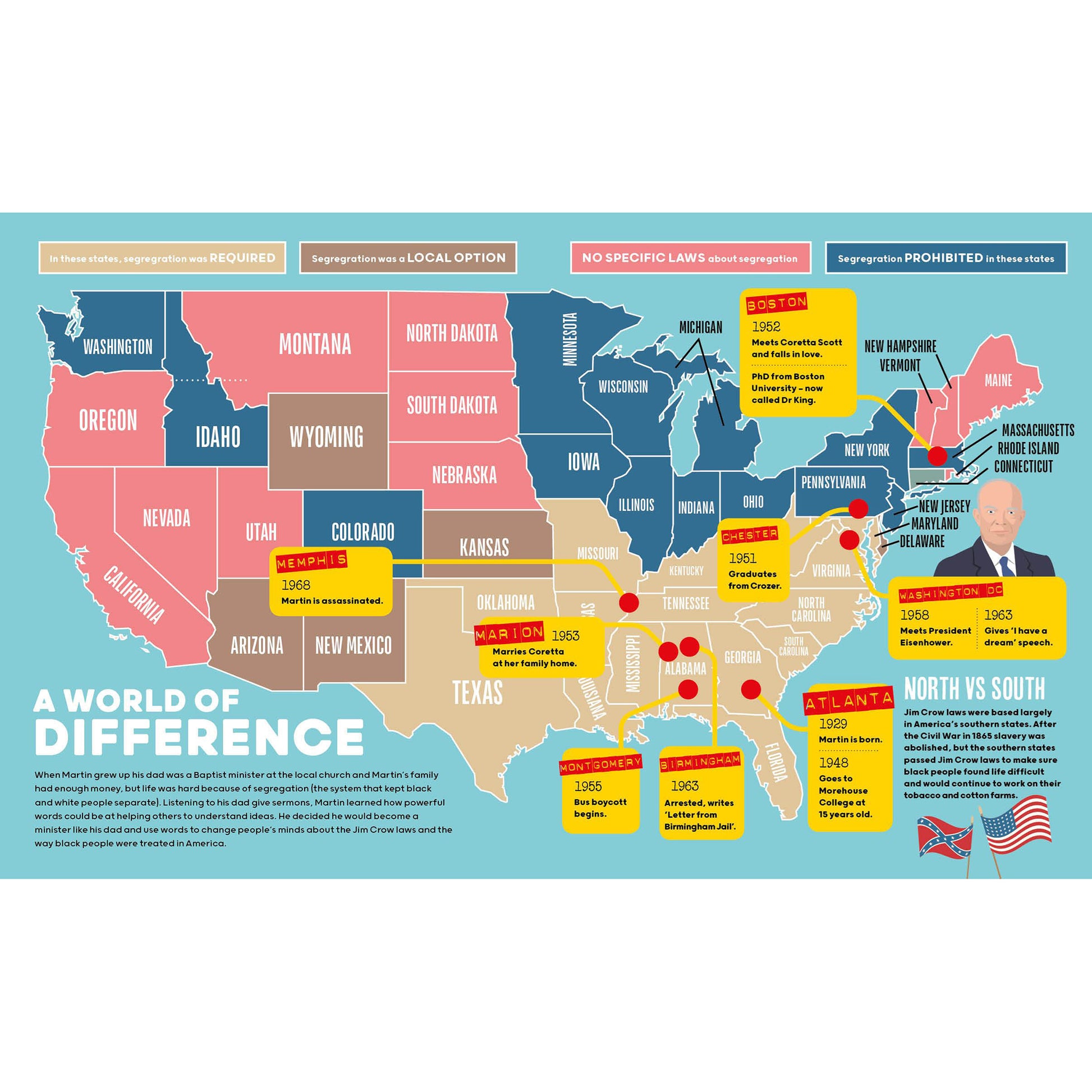 Great Lives in Graphics: Martin Luther King