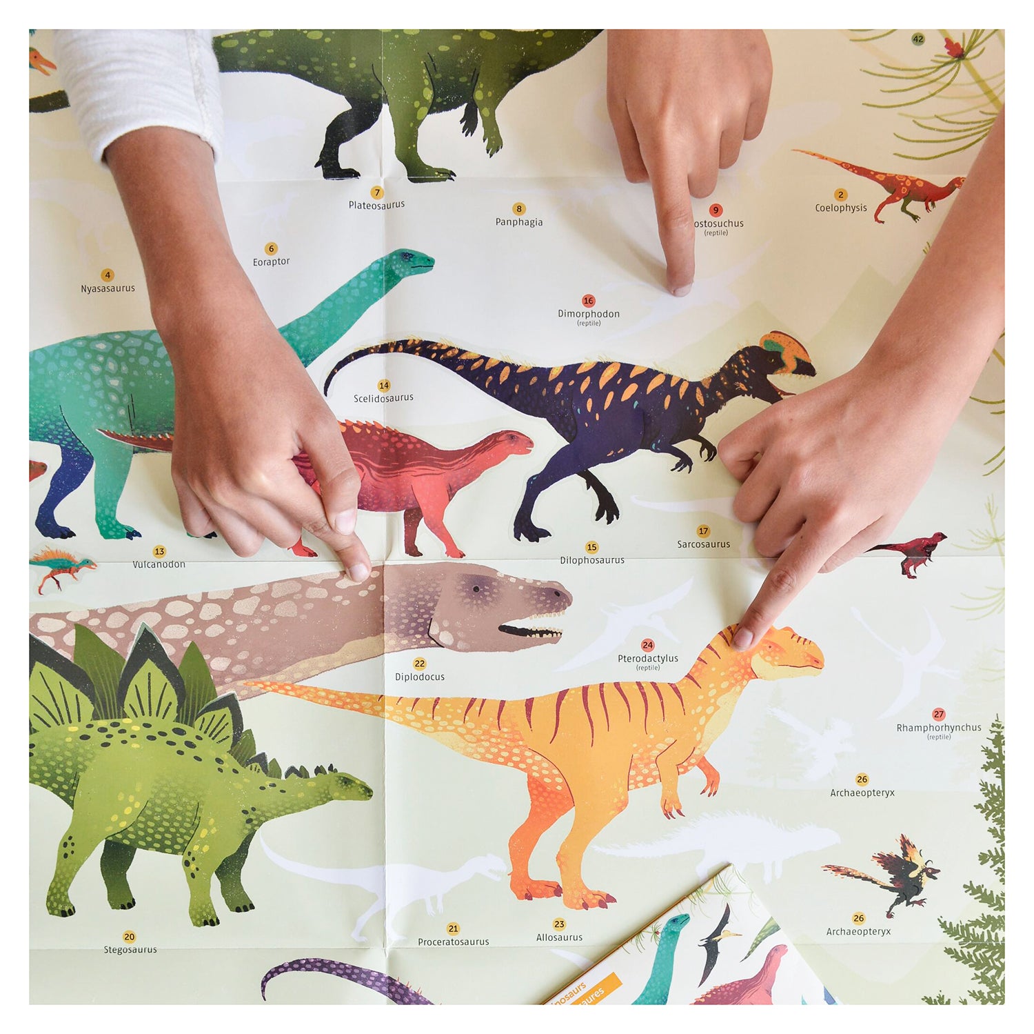 Poppik Discovery Sticker Poster Dinosaurs