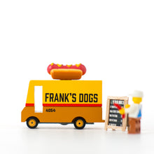 Load image into Gallery viewer, modern vintage wooden food truck toy from candylab toys