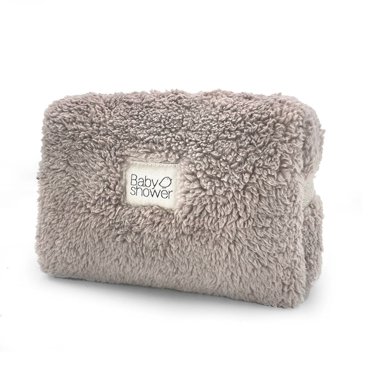 Baby Shower Toiletries Case: Mouton Moka