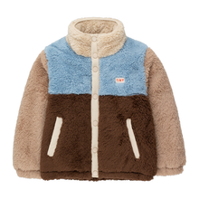 Load image into Gallery viewer, Tiny Cottons Colour Block Polar Sherpa Jacket