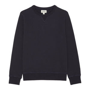 Hartford Crew Sweater in navy blue for kids/children and teens/teenagers