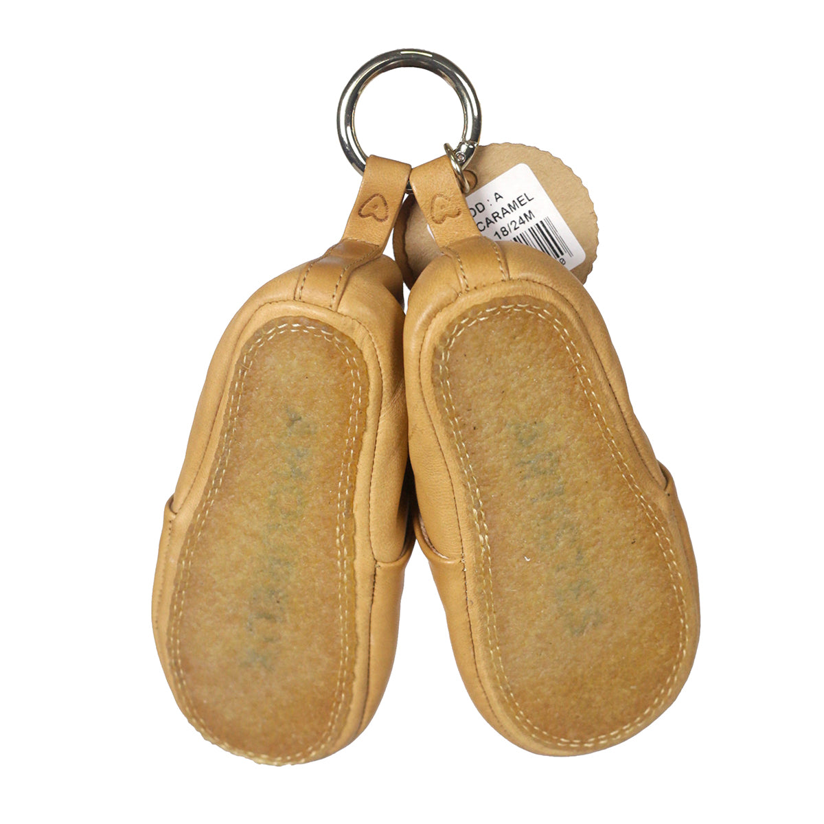 style a baby shoes/slippers in the colour caramel/beige from craie studio for newborns, babies and toddlers
