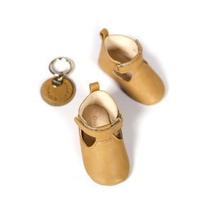 Craie Studio Style B Baby Shoes in Caramel for newborns, babies and toddlers