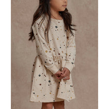 Load image into Gallery viewer, long sleeve raglan sweatshirt dress in the colour natural from rylee + cru for kids