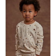 Load image into Gallery viewer, all-over splatter print on sweatshirt from rylee + cru for babies and toddlers