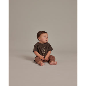 Rylee + Cru Baby Cru Pants/Trousers in the colour mocha for newborns, babies and toddlers