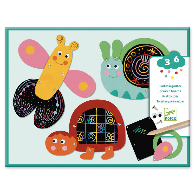 Djeco Scratch Cards for Little Ones 