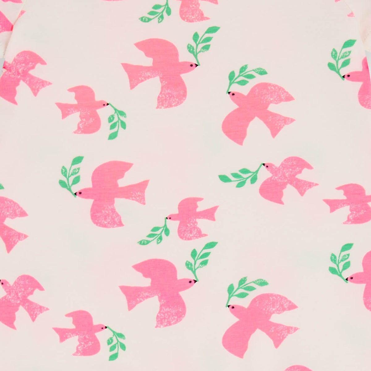 The Bonnie Mob Brighton Zip Front Playsuit with doves print