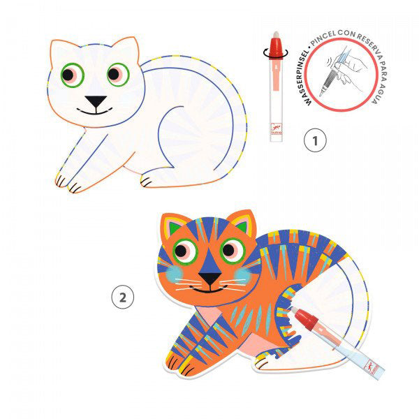 Djeco Magic Colouring - Animaloma FOR KIDS/CHILDREN