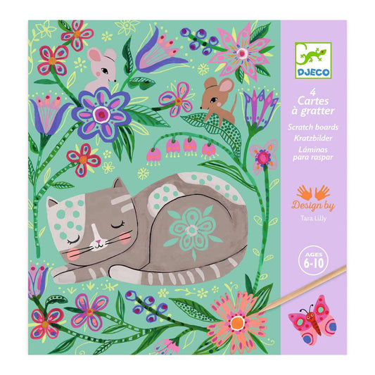Djeco Scratch Card - Encounters