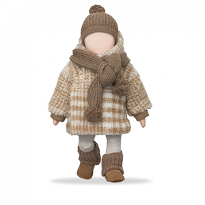 check furry ethan coat in beige/yellow/brown/caramel for babies and toddlers from 1+ in the family