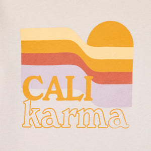 cali karma long sleeve t-shirt in pale pink from hundred pieces made in portugal from 100% organic cotton for toddlers, kids/children and teens/teenagers