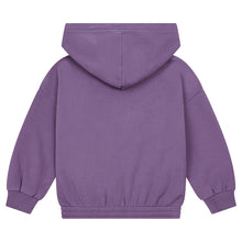 Load image into Gallery viewer, purple cali karma hoddie made in portugal from fleece made out of 100% cotton from hundred pieces for toddlers, kids/children and teens/teenagers