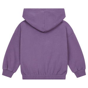 purple cali karma hoddie made in portugal from fleece made out of 100% cotton from hundred pieces for toddlers, kids/children and teens/teenagers
