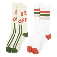 Load image into Gallery viewer, Hundred Pieces 2 Pairs of Socks - State of Mind &amp; Outsiders for kids/children and teens/teenagers