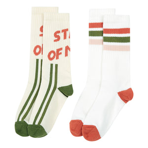 Hundred Pieces 2 Pairs of Socks - State of Mind & Outsiders for kids/children and teens/teenagers